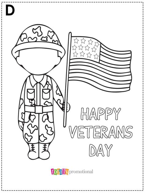 Veterans Day coloring book for kids