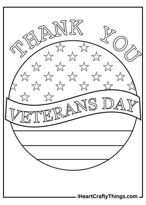 Veterans Day coloring pages printable for adults