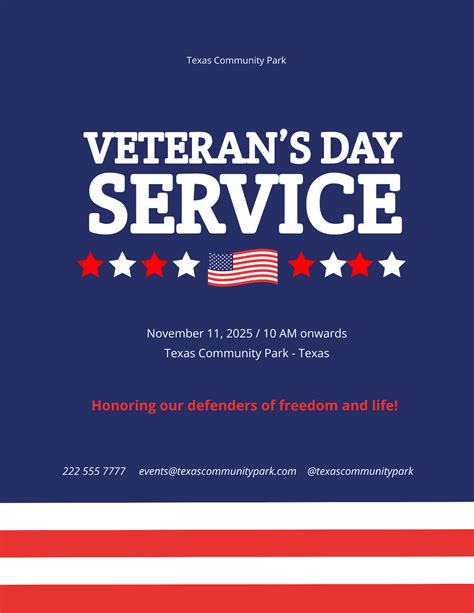 Veterans Day Poster Templates