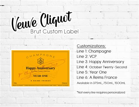 Veuve Clicquot Label Template Design 7