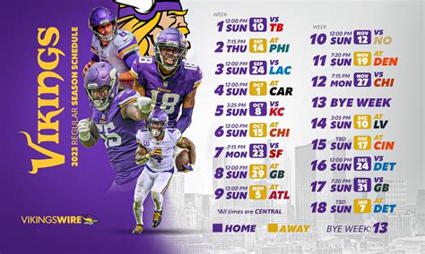 Vikings 2023 Schedule