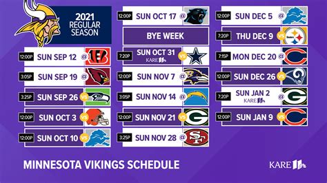 Vikings Printable Schedule Image 10