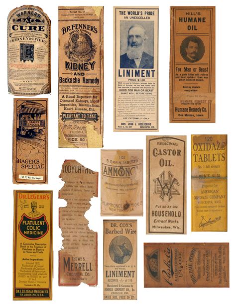 Vintage Apothecary Labels Gallery 3