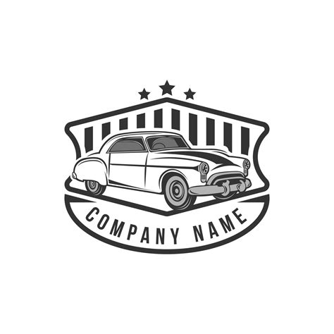 Vintage Car Template