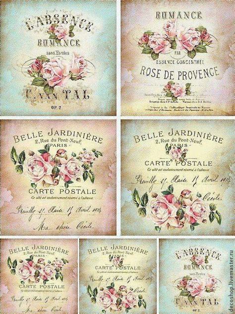 Vintage Chic Decoupage Printables for Accessories