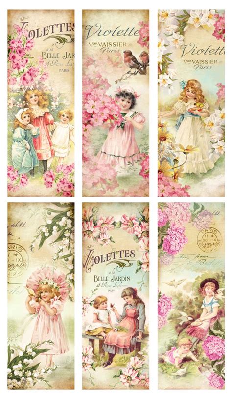 Vintage Chic Decoupage Printables for Crafts