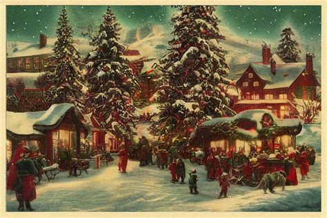 Vintage Christmas Invitation Template