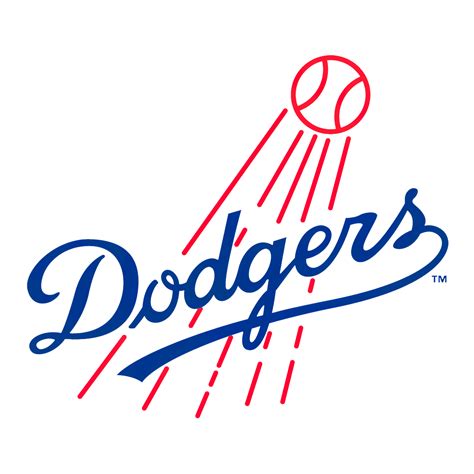 Vintage Dodgers logo template