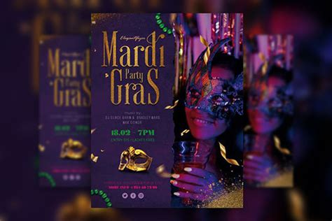 Vintage Mardi Gras Flyer