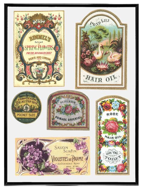 Vintage Perfume Label