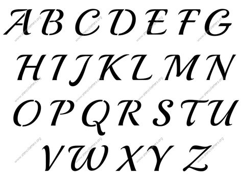 Printable letter stencils image 7