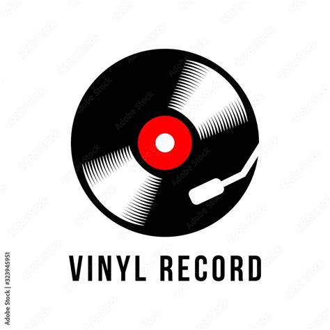 Vinyl Record Logo Template