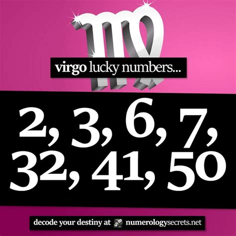 Virgo Zodiac Sign Lucky Number