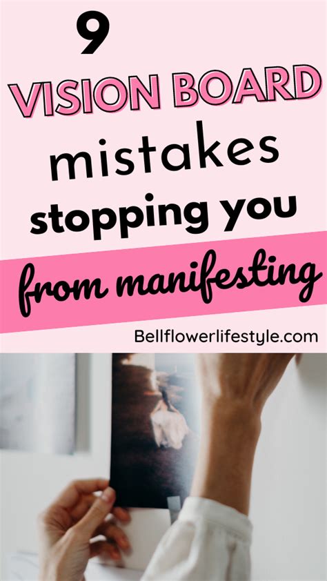 Vision Board Mistakes