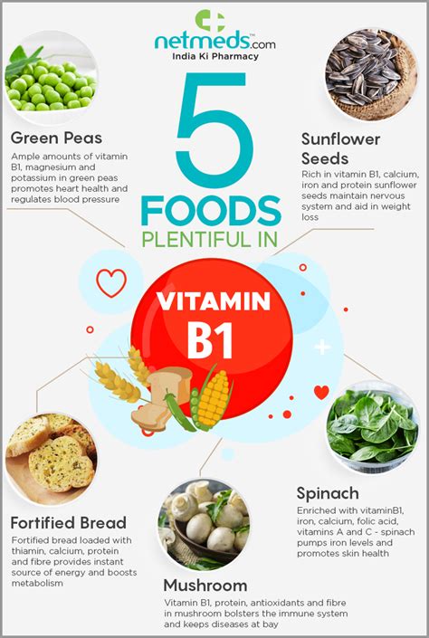 Vitamin B1 Thiamine Rich Foods