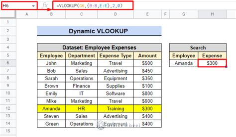 Vlookup Dynamic Ranges