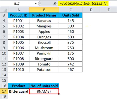 Vlookup Errors 8