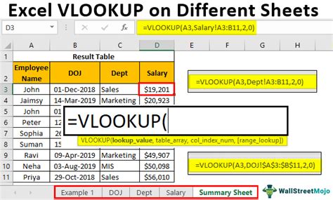 Vlookup Multiple Sheets Macros