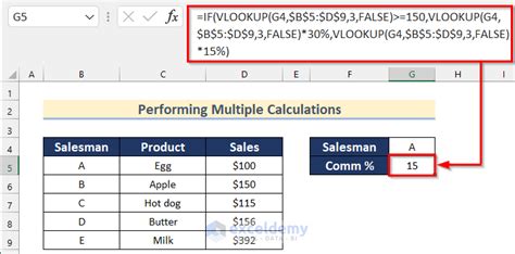 VLOOKUP with IF Function Multiple Conditions