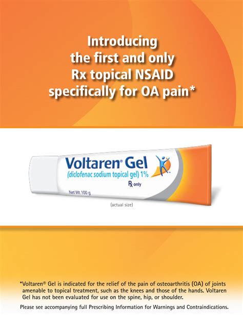 Voltaren Gel Precautions