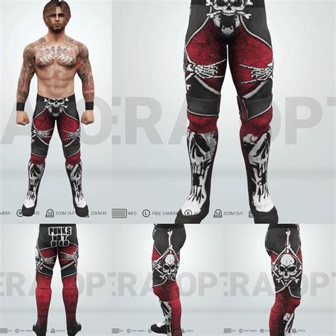 WWE 2K Tights Template Basics