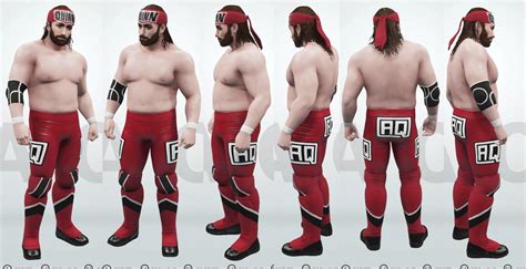 WWE 2K Tights Template Example 1