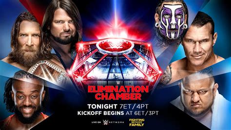 WWE Elimination Chamber Match Card 7