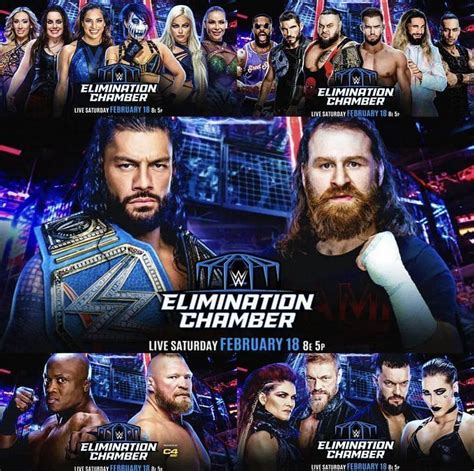 WWE Elimination Chamber Match Card 8