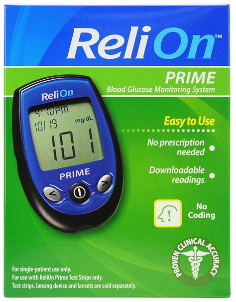 Walmart Relion Glucose Meter Prices