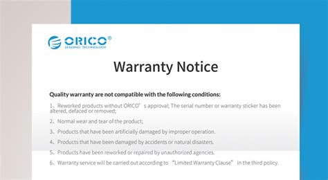 Warranty and return policy using a receipt template