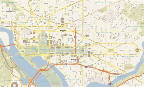 Washington DC Street Map