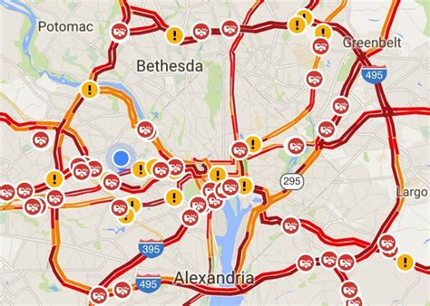 Washington DC Traffic Map