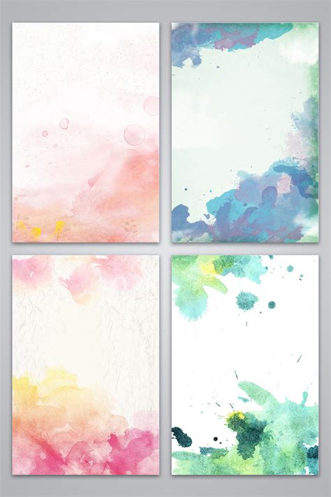 Watercolor Design Template