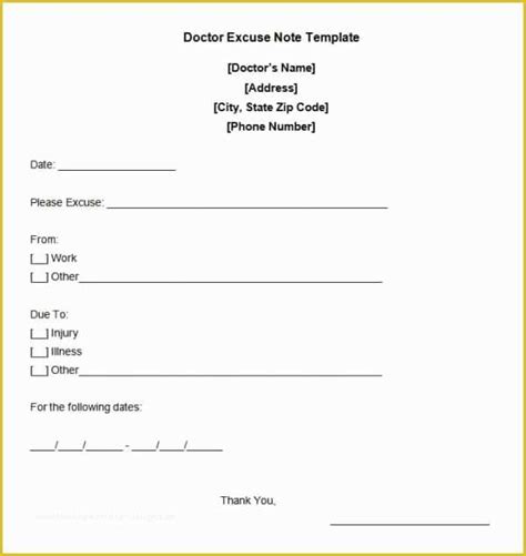 Ways to use a CareSpot doctors note template