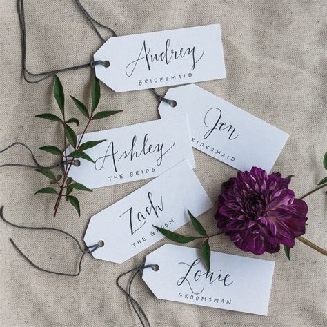 Wedding Name Tag