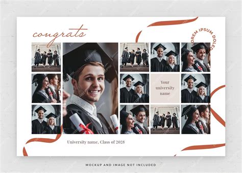 Whimsical and fun graduation template