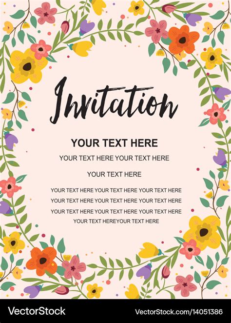 Whimsical Invitations Template Free Download