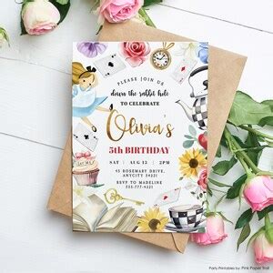 Whimsical Wonderland Invitations