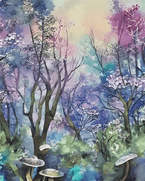 Whimsical Woodland Scene