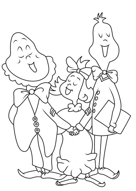 Whoville Characters Coloring Pages