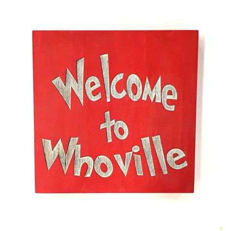 Whoville Welcome Sign Printable Template 1