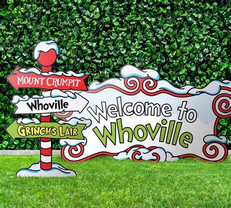 Whoville Welcome Sign Printable Template 10