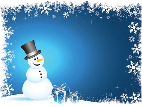 Winter PowerPoint Template Background