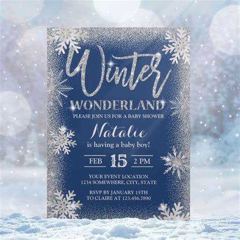 Winter Wonderland Invitation