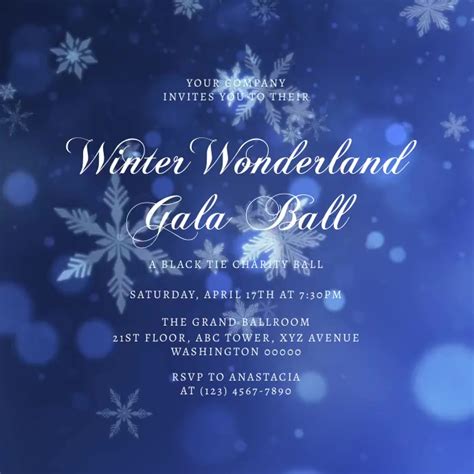 Winter Wonderland Template Ideas