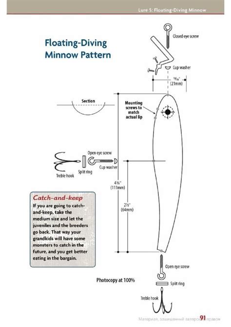 Wooden Fishing Lure Templates for Saltwater Fishing