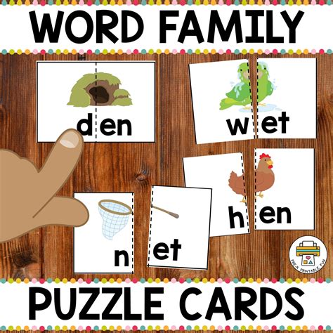 Word Family Puzzles