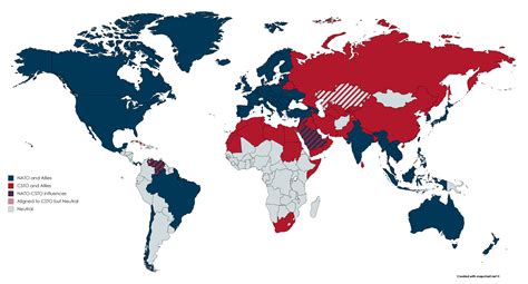 A graphic illustration of a World War 3 scenario