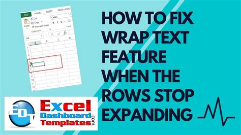 Wrap text for row expansion