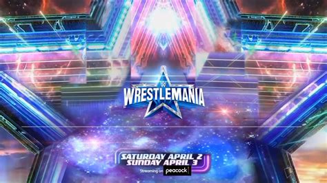 WrestleMania 38 Match Card Template